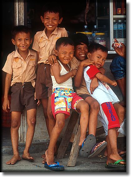 Photographs of children, North Jakarta, Indonesia