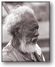 Photograph of Blind Man, Indonesia, Bapak