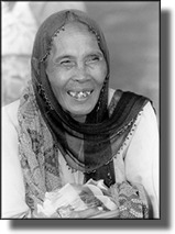 Photo of old lady, Yogyakarta, Indonesia